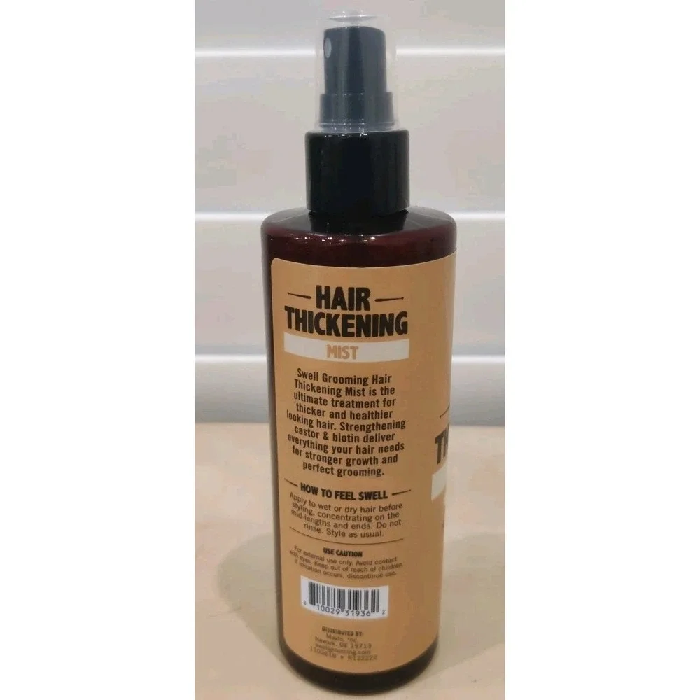 Hair Thickening Mist Spray 8oz Swell Grooming DISCONTINUED Biotin & Castor NEW